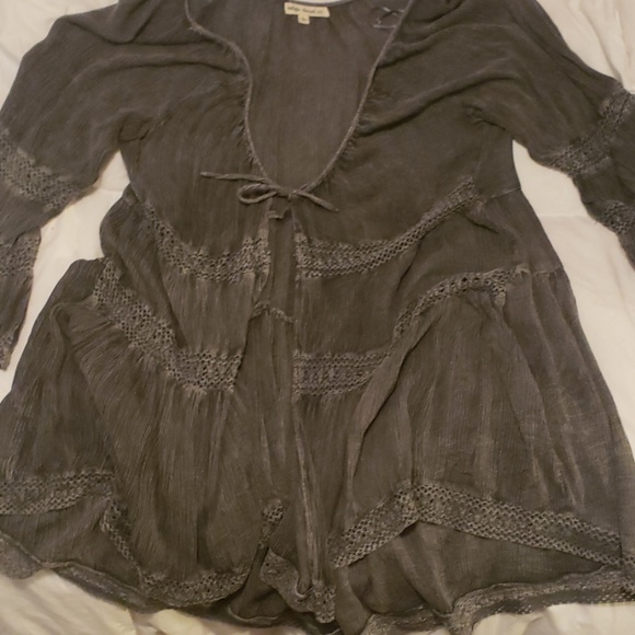 Indigo Thread Co. Tie front Cardigan - Picture 1 of 4